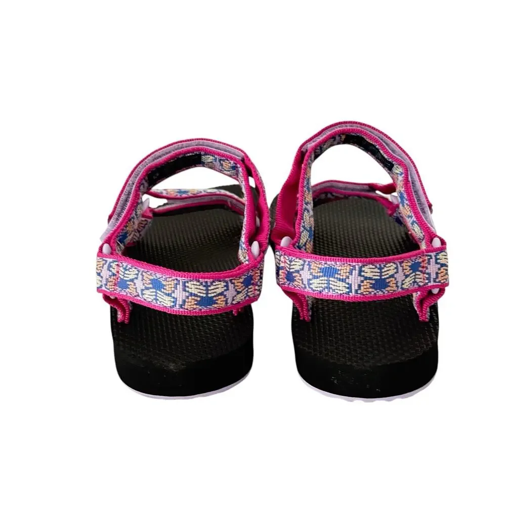 Teva Youth Girls Sport Sandals Butterfly Lilac Adjustable Lightweight SZ/5